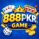 888PKR Game APK logo with casino-style gaming elements