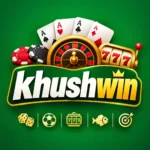 Khushwin Game casino gaming platform with slots, roulette, cards, and 777 graphics